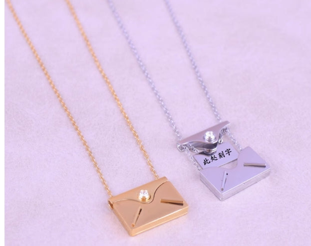 yjsgspオーダーメイドのレターネックレス