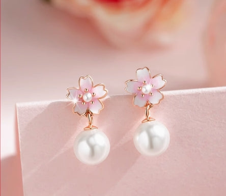 liner桜のピアス