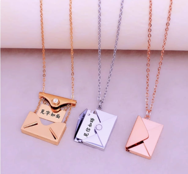 yjsgspオーダーメイドのレターネックレス