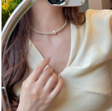 nanastudioパールのネックレス